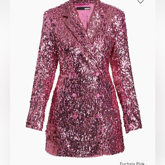 オールインワン・サロペット Rotate Birger Christensen Double-Breasted Satin Mini Blazer Rotate Birger Christensen Satin Double-Breasted Minidress